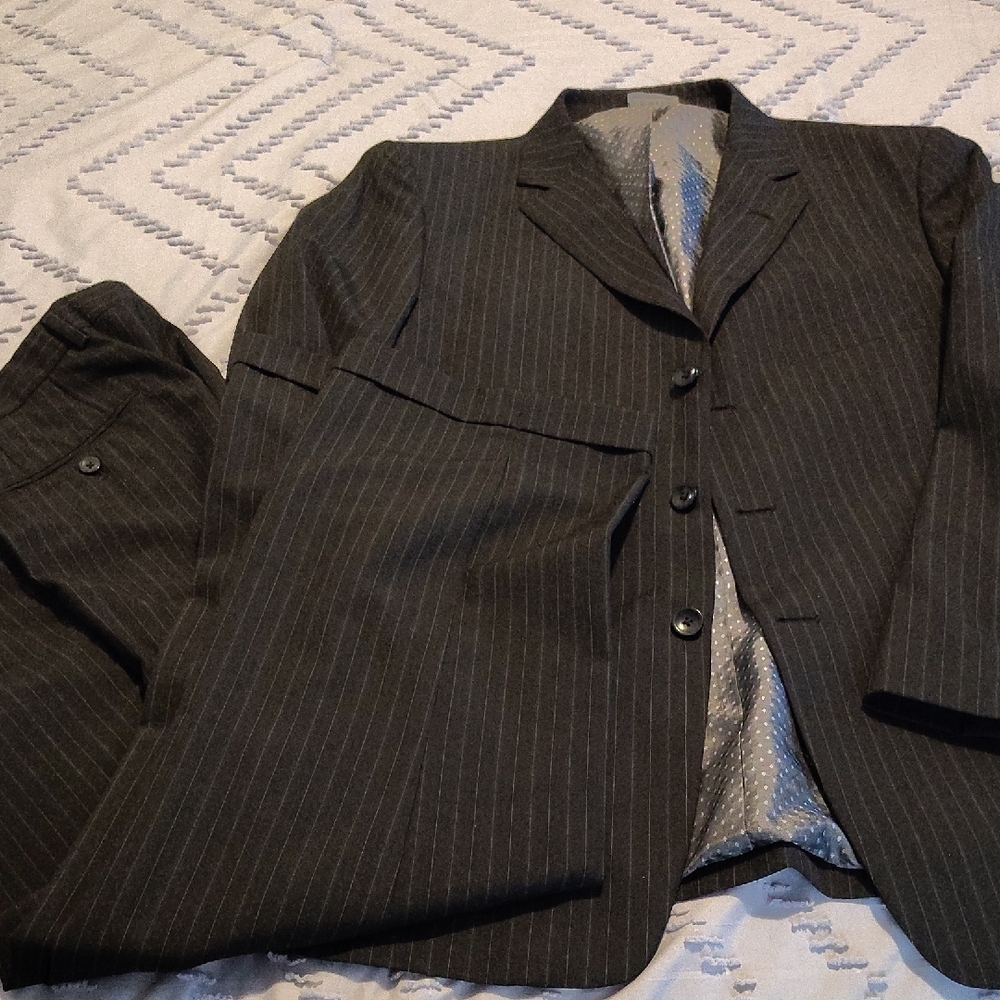 Classic Pinstripe Men's Suit